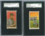 Four Card E-card Lot All Graded E101, E102 & E106