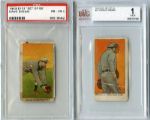 Four Card E-card Lot All Graded E101, E102 & E106
