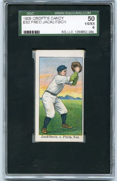 E92 Crofts Candy Fred Jacklitsch SGC 50