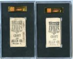 E92 Croft's Candy Boss Smith SGC 10 and George Gibson SGC A