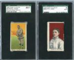 E92 Croft's Cocoa Lot of Two Cards Admiral Schlei and Otto Knabe Both SGC A