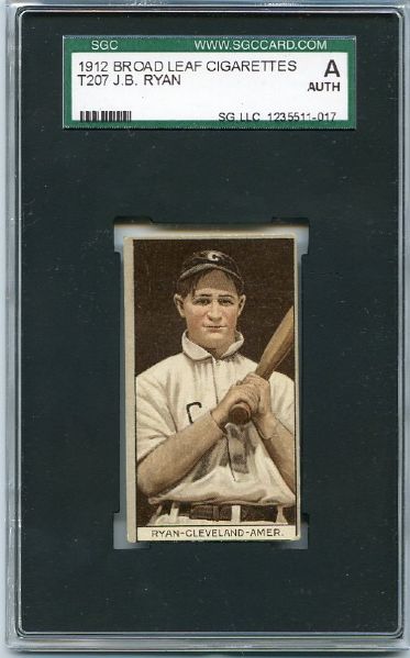 T207 J. B. Ryan Broadleaf Back SGC A