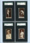 T207 Lot of Four SGC Graded 40 & 50's Including A Napoleon Back