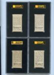 T207 Lot of Four SGC Graded 40 & 50's Including A Napoleon Back