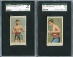 E75 American Caramel Prize Fighters Lot Of 2 SGC Graded