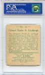 R136 1934 National Chicle Sky Birds #36 Charles Lindbergh PSA 6