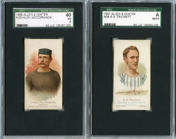 N28 and N29  Allen & Ginters cards Lot of 2 Both SGC Graded