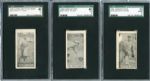 1928 Harrington's and Yuengling's Ice Cream Cards Lot of 3 SGC Graded