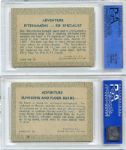 1956 Topps Adventure #26 and #78 Fitzsimmons Both PSA 8
