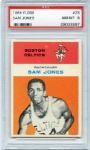 1961 Fleer Basketball #23 Sam Jones Rookie Card PSA 8