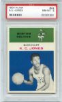 1961 Fleer Basketball #22 K. C. Jones Rookie Card PSA 8