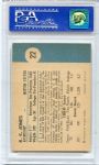 1961 Fleer Basketball #22 K. C. Jones Rookie Card PSA 8