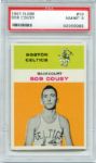 1961 Fleer Basketball #10 Bob Cousy PSA 8