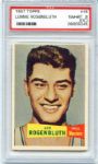 1957 Topps Basketball #48 Lennie Rosenbluth Rookie Card PSA 8 OC