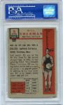 1957 Topps Basketball #5 Bill Sharman Rookie Card PSA 8 OC