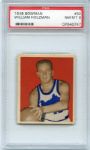 1948 Bowman Basketball #32 Red Holzman Rookie Card PSA 8