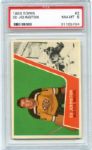 1963 Topps Hockey #2 Ed Johnston Rookie Card PSA 8