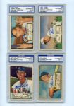 1952 Topps Baseball Lot of 30 Cards All Autographed PSA/DNA Certified