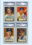 1952 Topps Baseball Lot of 30 Cards All Autographed PSA/DNA Certified