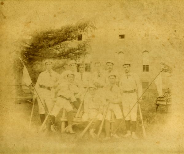 1880s Imperial cabinet card  -  Possibly Seton Hall