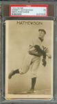 1910 PC796 Christy Mathewson - Sepia Postcards  PSA 1 (EX+ look)