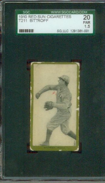 T211 Red Sun Cigarettes Bittroff  SGC 20