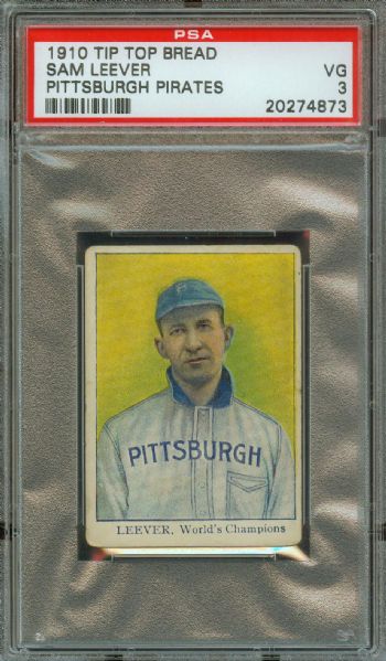 1910 D322 Tip Top Bread- Leever - PSA 3