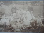 19th Century Baseball Team Album Photo in Period Frame