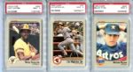 1983 Fleer Lot of Three PSA 9's Ripken, Ryan and Gwynn