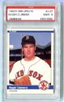 1984 Fleer Update #U-27 Roger Clemens Rookie PSA 9