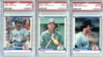 1984 Fleer Lot of Seven PSA 9's and 10's All HOFers Except One