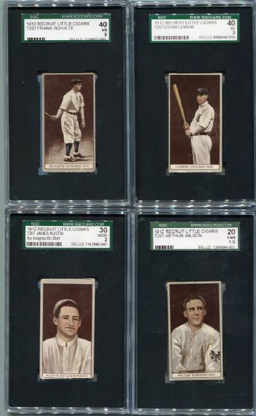 T207 Lot of Four SGC Graded