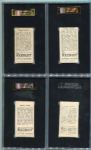 T207 Lot of Four SGC Graded