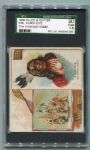 N36 1888 Allen & Ginter Large Indian Series The American Indian  Black Eye SGC 20
