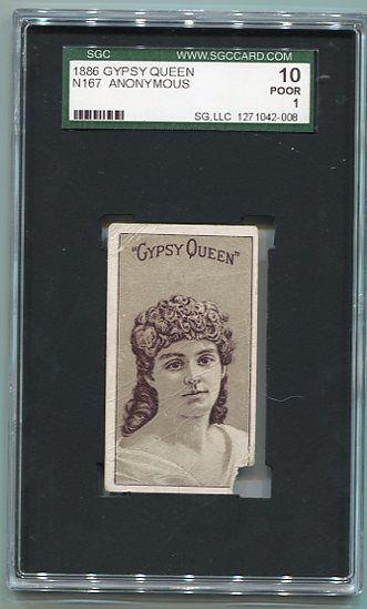 N167 Gypsy Queen Actress Card SGC 10