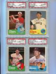 1963 Topps Baseball Lot of 151 Cards All Signed PSA/DNA & MacAlister Collection