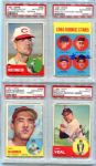 1963 Topps Baseball Lot of 151 Cards All Signed PSA/DNA & MacAlister Collection