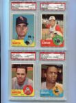 1963 Topps Baseball Lot of 151 Cards All Signed PSA/DNA & MacAlister Collection