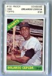 1966 Topps Baseball Orlando Cepeda Blank Back