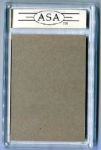 1962 Topps Warren Spahn Progresive Proof Blank Back