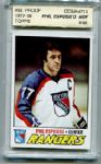 1977-78 Topps Hockey Card Blank Back Proof Phil Esposito