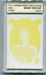 1971-72 Topps Yellow Progressive Proof #100 Bobby Orr Mint