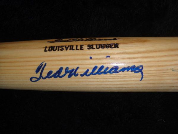 1993 Upper Deck Authenticated Ted Williams Autographed Bat