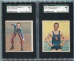 T218 Champion Athletes Lot of 13 Including Bowler, Roller Skater, Boxer ++