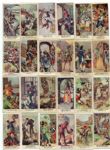 1937 Mars Confections Famous Escapes Complete 50 Card Set