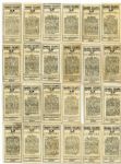 1937 Mars Confections Famous Escapes Complete 50 Card Set