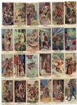1937 Mars Confections Famous Escapes Complete 50 Card Set