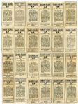1937 Mars Confections Famous Escapes Complete 50 Card Set