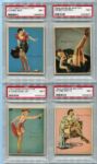 R59 1944 American Beauties Lot of Seven  All PSA 6 & 7's