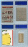Nine Different PSA Graded Non-Sports Cards 